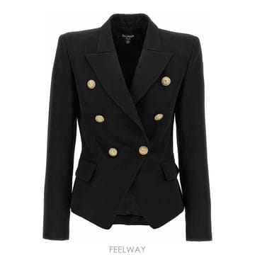 Balmain 25FW Balmain Double Breasted �������� FF1SI505WB080PA TP5718356425FW Balmain Double Breasted �������� FF1SI505WB080PA 