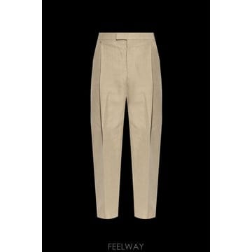 Ferragamo ����䷹ ��󰡸� Creased trousers 145446P793017SAFARI TP574704279����䷹ ��󰡸� Creased trousers 145446P793017SAFARI