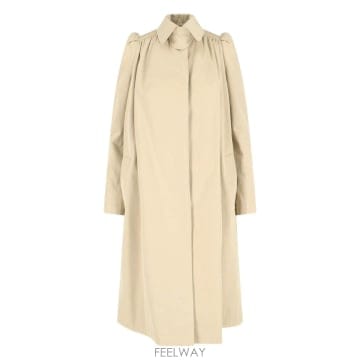 Alexander Mcqueen 26SS �˷���� ���� ��ư Ʈ��ġ ��Ʈ With Puff Sleeves 846930QFAAS2019 TP526SS �˷���� ���� ��ư Ʈ��ġ ��Ʈ With Puff Sleeves 