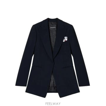 Armani 25FW �������� �Ƹ����� �������� �Ƹ����� �̱� Breasted ���� EW002636TE10419UC00125FW �������� �Ƹ����� �������� �Ƹ����� �̱� Breasted