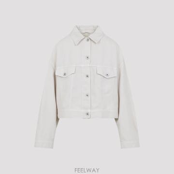 Brunello Cucinelli 26SS ���ڷ� ��ġ�ڸ� CROPPED BULL ���� ML9967674C8739 TP57184356426SS ���ڷ� ��ġ�ڸ� CROPPED BULL ���� ML9967674C873