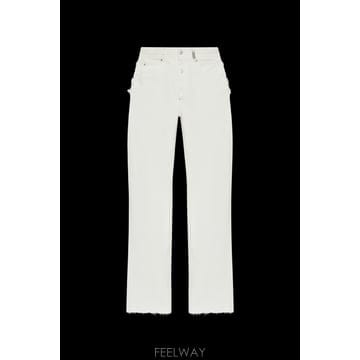 Alexander Mcqueen 25SS �˷���� ���� Jeans with vintage effect 828714QYAAE9000 TP57225SS �˷���� ���� Jeans with vintage effect 828714QYA