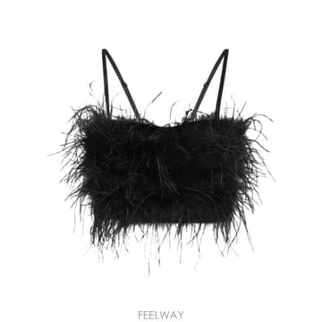 | Other Brand | 25FW Pinko Salagiochi Feather detail ž 105576A2SOZ99 TP5783925FW Pinko Salagiochi Feather detail ž 105576A2SOZ99 