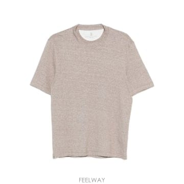 Brunello Cucinelli 26SS ���ڷ� ��ġ�ڸ� ���ڷ� ��ġ�ڸ� Linen Blend T ���� MW8351308C415 TP5726SS ���ڷ� ��ġ�ڸ� ���ڷ� ��ġ�ڸ� Linen Blend T