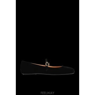 Gianvito Rossi 25SS ���Ⱥ���ξ� Ballerinas Carla G2239105GOMVELNERO TP57707253525SS ���Ⱥ���ξ� Ballerinas Carla G2239105GOMVELNERO 