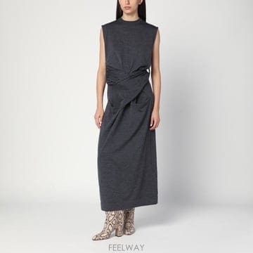 JIL SANDER 25FW ������ �׷��� �巹�� in �� with crossover detail J02CT0526J14723025FW ������ �׷��� �巹�� in �� with crossover detail 