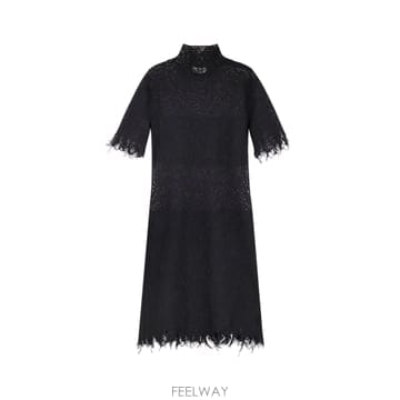 Alexander Mcqueen 25FW �˷���� ���� ���̽� �巹�� with ��ư 833380Q1BD11000 TP57290623325FW �˷���� ���� ���̽� �巹�� with ��ư 833380Q1BD1