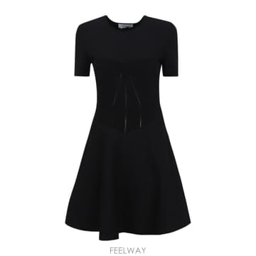 Alexander Mcqueen 26SS �˷���� ���� ��Ʈ sleeve �巹�� 870415Q1BG61000 TP57272524526SS �˷���� ���� ��Ʈ sleeve �巹�� 870415Q1BG61000 