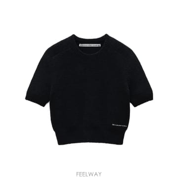 Alexander Wang 26SS �˷������ Ss Cropped ũ��� Tee W  ��Ʈ �ΰ� �� 4KC1261079001 TP5726SS �˷������ Ss Cropped ũ��� Tee W  ��Ʈ �ΰ� ��