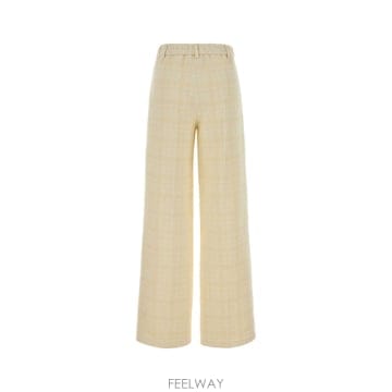 GUCCI 26SS ���� Cream tweed pant 856087ZAUB69777 TP57184491626SS ���� Cream tweed pant 856087ZAUB69777 TP571844916