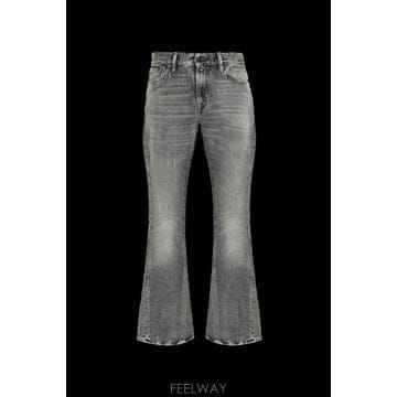 Acne ��ũ�� Studios Trousers with flared legs ACNESTUDIOS2025FGOTHIK��ũ�� Studios Trousers with flared legs ACNESTUDIOS20