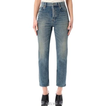 Saint Laurent 26SS ���ζ� Cropped �� jeans in ��ư ���� 813269Y11CA4939 TP5718473026SS ���ζ� Cropped �� jeans in ��ư ���� 813269Y11CA4