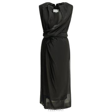 Maison Margiela �������������� Asymmetric �巹�� with draping S29DD0066M35850900 TP575�������������� Asymmetric �巹�� with draping S29DD006