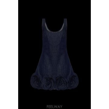 Self Portrait 26SS Self portrait ���� �巹�� with straps RS26821SBL0BLUE TP571126SS Self portrait ���� �巹�� with straps RS26821SBL0