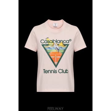 CASABLANCA 26FW CASABLANCA T ���� with a �÷�Ǯ ����Ʈ WPF26JTS020020TENNISCLUB26FW CASABLANCA T ���� with a �÷�Ǯ ����Ʈ WPF26JTS02