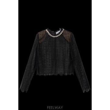 Self Portrait 26SS Self portrait ���̽� ž RS26172TB0BLACK TP57119703026SS Self portrait ���̽� ž RS26172TB0BLACK TP5711970