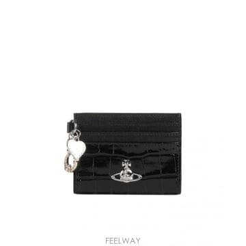 ViVienne westwood 26FW ���� ����Ʈ��� Croc embossed ���� ī�� Ȧ�� with charms, ���� 54030026FW ���� ����Ʈ��� Croc embossed ���� ī�� Ȧ�� wi