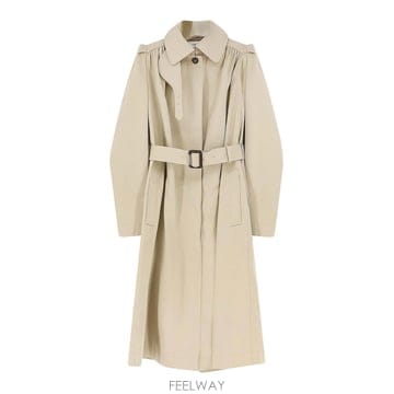 Alexander Mcqueen 26SS �˷���� ���� ��ư Ʈ��ġ ��Ʈ With Puff Sleeves 846930QFAAS2019 TP526SS �˷���� ���� ��ư Ʈ��ġ ��Ʈ With Puff Sleeves 