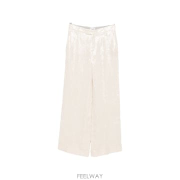 Brunello Cucinelli 26SS ���ڷ� ��ġ�ڸ� Pantaloni palazzo ���ڷ� ��ġ�ڸ� in lino lurex ML526SS ���ڷ� ��ġ�ڸ� Pantaloni palazzo ���ڷ� ��ġ