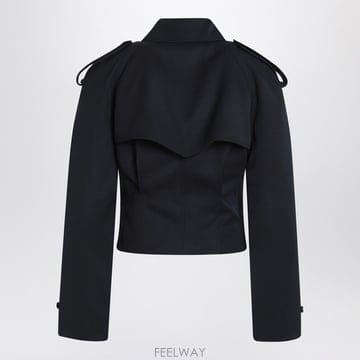 Alexander Mcqueen 25FW �˷���� ���� ��Ʈ double breasted ���̺� ���� ���� 838920QJACH4003 TP25FW �˷���� ���� ��Ʈ double breasted ���̺� ���� ��