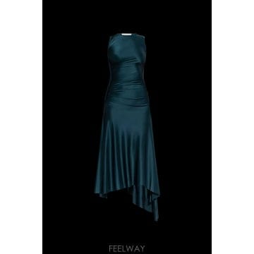 Victoria Beckham 26SS ���丮�ƺ��� Draped �巹�� 1126WDR007096A0DARKTEAL TP57119698526SS ���丮�ƺ��� Draped �巹�� 1126WDR007096A0DARKTEA