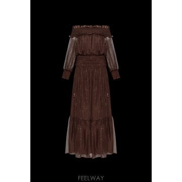 Self Portrait 26SS Self portrait �巹�� with lurex thread RS26156XABR0BROWN T26SS Self portrait �巹�� with lurex thread RS26156XAB