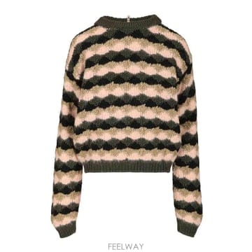 Moncler 26SS Moncler Striped ������ In �� �� Alpaca Blend K20989C00001M8026SS Moncler Striped ������ In �� �� Alpaca Blend K209