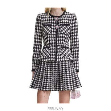 Self Portrait 23FW Self portrait ���� üũ BOUCLEJACKET AW23117SB���� TP5721160723FW Self portrait ���� üũ BOUCLEJACKET AW23117SB��