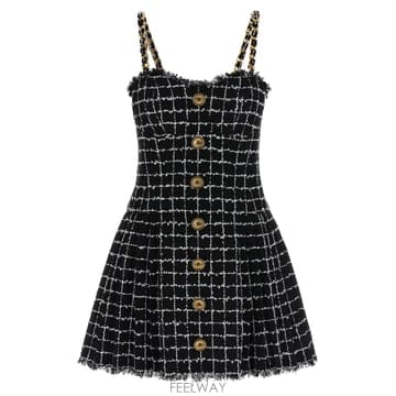 Balmain 26SS Balmain Tweed �巹�� with straps GF1R5163XL62EAB TP572725026SS Balmain Tweed �巹�� with straps GF1R5163XL62EAB 