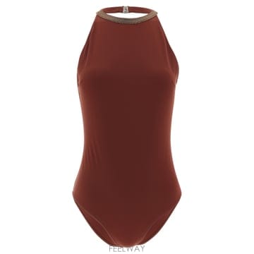 Brunello Cucinelli 26SS ���ڷ� ��ġ�ڸ� Precious Collar one piece ���� ��Ʈ MQ965VS879C9026SS ���ڷ� ��ġ�ڸ� Precious Collar one piece ���� 