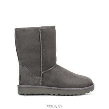 25FW Ugg 클래식 쇼트 ii 부츠 1016223GREY TP572116032