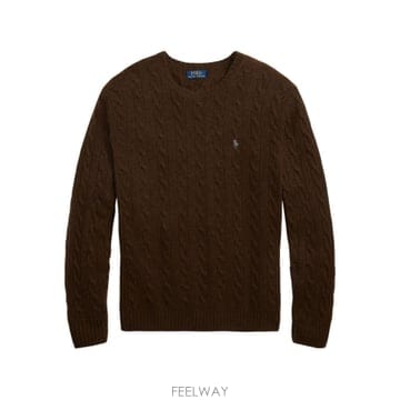 Ralph Lauren 25FW ���� ���� �η� �� SLEEVE PULLOVER 710876762029CACAO TP5762626325FW ���� ���� �η� �� SLEEVE PULLOVER 710876762029CAC