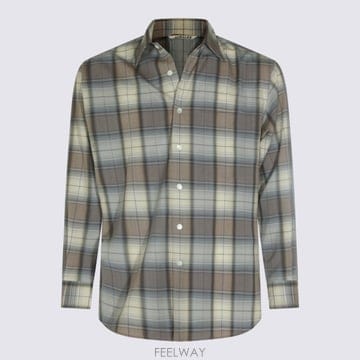 AURALEE 26SS Auralee üũ ���� A26SS01LCBLUEGRAYCHECK TP57501092626SS Auralee üũ ���� A26SS01LCBLUEGRAYCHECK TP575010