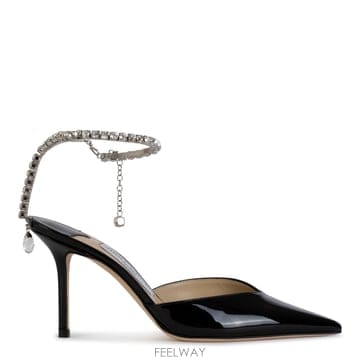 Jimmy Choo 26FW ������ Saeda 90 court ���� SAEDA85BOBBLACKCRYSTAL TP5703535126FW ������ Saeda 90 court ���� SAEDA85BOBBLACKCRYSTAL