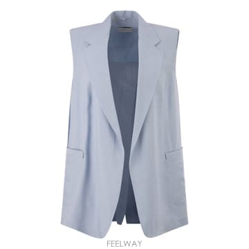 Sportmax 26SS ������ �ƽ� SPXMAGGIO   Tailored sleeveless ����Ʈ in viscose ��26SS ������ �ƽ� SPXMAGGIO   Tailored sleeveless ����