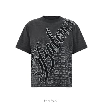 Balenciaga 26SS Balenciaga Cursive T ���� 850990TTVN96552 TP57112754826SS Balenciaga Cursive T ���� 850990TTVN96552 TP57112