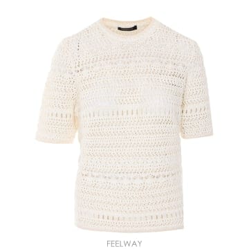 Fabiana Filippi 26SS �ĺ�Ƴ� �ʸ��� ȭ��Ʈ Embroidered T ���� MAD266F491L7350142 TP570526SS �ĺ�Ƴ� �ʸ��� ȭ��Ʈ Embroidered T ���� MAD266F