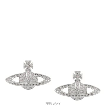ViVienne westwood 26SS ���� ����Ʈ��� Silver �̴� Bas Relief Earrings 6202003302P491P26SS ���� ����Ʈ��� Silver �̴� Bas Relief Earrings