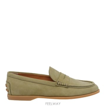26SS TOD S Tods 그린 Suede 로퍼 XXW01M0JZ60UFQV227 TP572132253