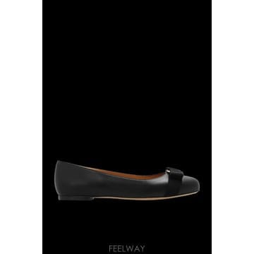 Ferragamo ����䷹ ��󰡸� Varina Ballet Flats 01I744VARINASOFT775746NERO TP5����䷹ ��󰡸� Varina Ballet Flats 01I744VARINASOFT