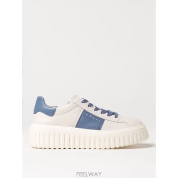 25SS HOGAN 스니커즈 H Stripe Platform Hogan in pelle HXW6450FO70
