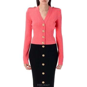 Balmain 25FW Balmain �� sleeves ribbed �� cable ��Ʈ ����� FF1KL245KI504PG25FW Balmain �� sleeves ribbed �� cable ��Ʈ ����� FF