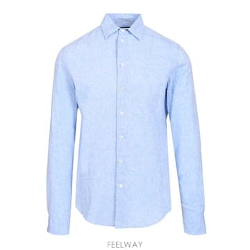 Armani 26SS �������� �Ƹ����� Camicia �������� �Ƹ����� in misto lino e cotone EM0026SS �������� �Ƹ����� Camicia �������� �Ƹ����� in mi