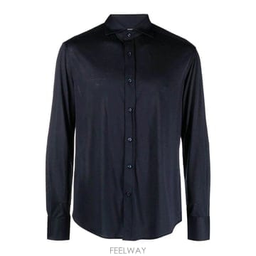 Brunello Cucinelli 26SS ���ڷ� ��ġ�ڸ� ��ũ �� ��ư ���� ���� WITH �������� COLLAR MD8216686C442526SS ���ڷ� ��ġ�ڸ� ��ũ �� ��ư ���� ���� WITH ��