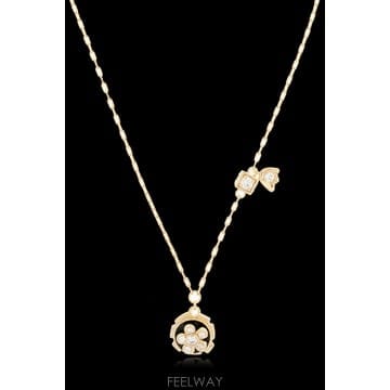 Ferragamo ����䷹ ��󰡸� ����� with pendants 760938NKLFLOWER790710OROBLACK TP����䷹ ��󰡸� ����� with pendants 760938NKLFLOWER