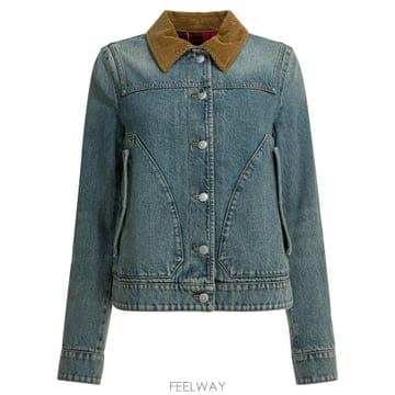 Alexander Mcqueen 26SS �˷���� ���� ���� ���� with corduroy collar 852182QMAD04383 TP5726SS �˷���� ���� ���� ���� with corduroy collar 8521