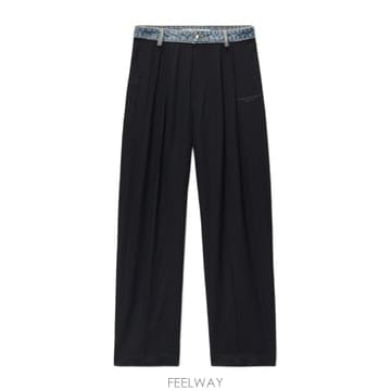 Alexander Wang 26FW �˷������ Straight Trousers with ���� Detail 1WC3264044001 TP26FW �˷������ Straight Trousers with ���� Detail 1WC