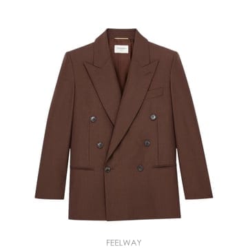 Saint Laurent 26SS ���ζ� Jack Double Breasted 859880Y1N022019 TP57501037626SS ���ζ� Jack Double Breasted 859880Y1N022019 TP575