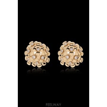 Self Portrait 26SS Self portrait Earrings with floral motif RS26615EGD0GOL26SS Self portrait Earrings with floral motif RS26615E