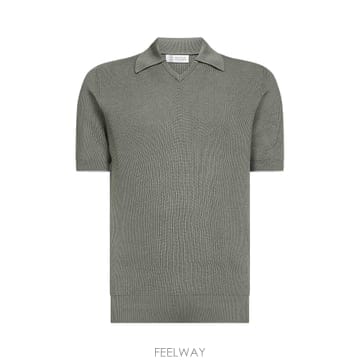 Brunello Cucinelli 26SS ���ڷ� ��ġ�ڸ� ��ư rib ��Ʈ ���� ���� M29400015CXS05 TP57184295126SS ���ڷ� ��ġ�ڸ� ��ư rib ��Ʈ ���� ���� M294000